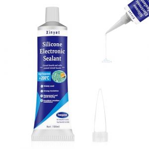 Xinyet 100ml Gel Isolant Electrique, Isolant Electrique Liquide, Gel Etancheite Electrique, Forte Fluidité, Imperméable et Séchage Rapide, Convient aux Circuits Imprimés, Cartes de Contrôle, etc (Xinyet, neuf)