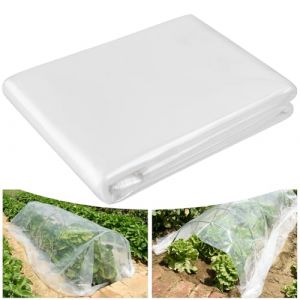 B&acirc;che en poly&eacute;thyl&egrave;ne robuste - 2 x 12 m - Extra &eacute;paisse - Imperm&eacute;able et anti-poussi&egrave;re - Film PE pour jardinage, serre, isolation du b&acirc;timent et protection contre les gravats - 2 x 12 m (LouER Store, neuf)