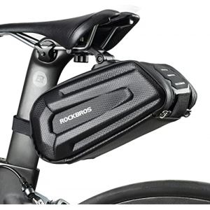 RockBros Sacoche de Selle Vélo Pochette VTT Rigide de Rangement Arrière de Vélo Trottinette BMX 1,8L (ROCKBROS Europe, neuf)