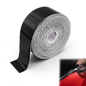 Juttzzei Bande Autocollante Voiture, 25mm x 10 M Bande D&eacute;corative de Voiture, Prime Vinly Bandes D&eacute;coratives Autocollantes pour Voiture, Moto, Bateau et Mod&eacute;lisme ou Bricolage(Noir) (Juttzzei, neuf)