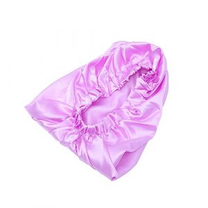 VALICLUD bonnet cheveux longs bonnet de couchage soyeux couvre-chef pour femmes dreadlocks Bonnet pour tresses longues dormir pour les femmes bonnet de nuit élastique Satin Violet,mauve (Sudersana, neuf)