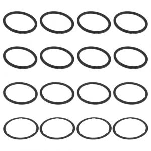 EMSea Lot de 16 Entretoises de Boîtier de Pédalier pour VTT Compatible avec Shimano BB51 BB52 BB70 35 X 41 Mm Noir (épaisseur 2,5 Mm 1,8 Mm 0,7 Mm) (EMC_Store, neuf)