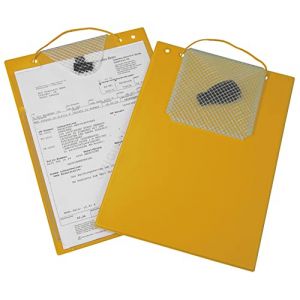 EICHNER Lot de 10 pochettes d'application DIN A4 Turbo, 230 x 330 mm, jaunes. (MD-tools, neuf)