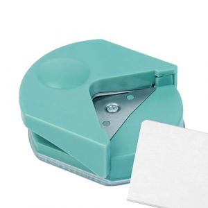 Mini perforatrice d'angle - Mini perforatrice d'angle portable - Pour travaux manuels, papier, découpeur d'angle, coupe-rayon, perforatrice de papier, scrapbooking - Pour cartes photo - Bleu (Laeeyin-EU, neuf)