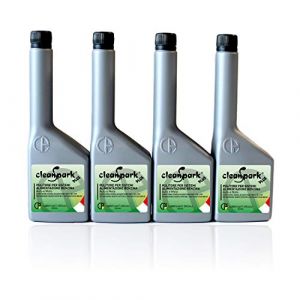 CleanSpark Plus Additif Nettoyant Injecteurs pour Les Moteurs à Essence - Traitement Décrassant & Décalaminant - Entretien du Moteur Auto & Moto - 500ML (4 flacons de 125ml) (CP Lubrificanti Speciali, neuf)