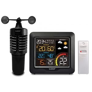 La Crosse Technology - WS6861 Station météo colorée avec anémomètre - Noir (Meteotronic | Facturation avec TVA en France !, neuf)