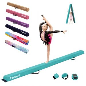 FBSPORT Poutre de Gymnastique 240 CM Poutre d'équilibre de Gymnastique se Pliante, équipement d'exercice de Sport de Faisceau de Faisceau de Plancher de Gymnastique pour la Formation d'enfants (Yoyikty, neuf)