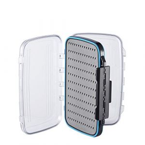 Bo&icirc;te &agrave; Mouches Imperm&eacute;able, Bo&icirc;te de Rangement Etanche, Double Face Bo&icirc;te de P&ecirc;che Plastique pour Mouche de P&ecirc;che (Peak Circle Kft, neuf)