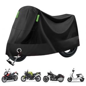 Housse Vélo Extérieur Protection,Housse Vélo,Housses Extérieur,Bâche VéloS Etanche,Housses Moto,Imperméable Garage à Vélos avec Trous Verrouillage,pour VTT de Route (Poseidoneye, neuf)