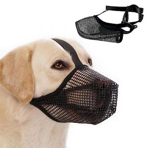ZoneYan Museli&egrave;re pour Chien, Museli&egrave;re Panier pour Chiens, Museli&egrave;re Chiens Nylon, Museli&egrave;re Respirante avec Sangles R&eacute;glables pour &Eacute;viter Les Morsures, La Mastication et Les Aboiements (kitteny, neuf)