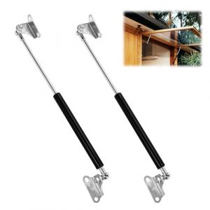 Lot de 2 V&eacute;rins &agrave; Gaz, Amortisseur &agrave; Gaz Porte Placard, 50 CM, Verin Avec Support, 300 N, Ressort &agrave; Gaz Lit Coffre, Universel, Type L, V&eacute;rin &agrave; Gaz Hydraulique, Support pour Remorque, Trappe, Cabinet (BAIBIAO, neuf)