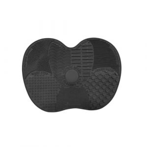 AMSLSIU Tapis de nettoyage universel pour femmes, fard &agrave; paupi&egrave;res, fond de teint, brosse maquillage, stylo &agrave; sourcils antid&eacute;rapant, tampon lavage en Silicone, fournitures beaut&eacute;, Noir (compatriot, neuf)