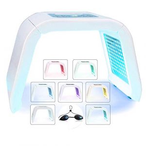 Yofuly Masque LED Visage Faciale, 7 Couleurs Portative LED Lumière Visage pour Raffermissement de la Peau, Réduire Les Rides, Anti-Âge, Appareil de Beauté de Salon (Tanying Direct, neuf)