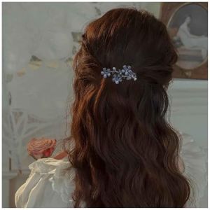 Yheakne Pince &Agrave; Cheveux Papillon En Cristal Minuscule &Eacute;pingle &Agrave; Cheveux Papillon En Strass Barrette Mini &Eacute;pingle &Agrave; Cheveux En Cristal Barrette Couvre-chef Coiffure Accessoires De Cheveux Pour Femmes (Yheakne-UK, neuf)