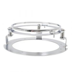 Jiawu Support de phare, support de montage de phare rond de 5,75 pouces, panneau de montage de phare c&ocirc;t&eacute; passager/conducteur, adapt&eacute; &agrave; la plupart des phares de moto et de voiture (Qizesar, neuf)