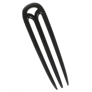 LABRIMP Fourchette &agrave; Cheveux En Bois Naturel, B&acirc;tonnet &agrave; Chignon &agrave; Trois Dents, Accessoire Coiffure Chinois Pour Femmes, Adapt&eacute; Aux Mariages Et F&ecirc;tes (Braveforya, neuf)