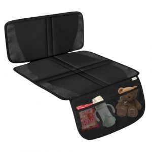 MWRWRR Protection de si&egrave;ge auto pour enfants, housse de si&egrave;ge auto enfant pour ISOFIX, rembourrage de si&egrave;ge enfant antid&eacute;rapant, facile &agrave; nettoyer et &agrave; fixer, noir (ADRENALINETRANSITION - UNIPESSOAL LDA, neuf)