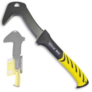 Xforst X-BH3 Faux Faucille de Jardin avec Lame de Scie et Manche en Fibre de Verre - Inclus &Eacute;tui de Protection - Ultra L&eacute;g&egrave;re - Longueur Totale 37 cm (Xforst Store, neuf)