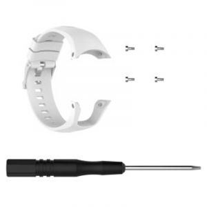 MYAYD Bracelet de rechange en silicone pour Suunto Spartan Trainer Wrist HR avec 1 tournevis et 4 vis (MYAYD, neuf)