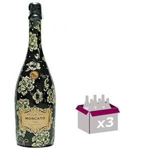 Lot de 3 bouteilles de Pizzolato – So Easy Spumante Moscato Bio & Végan (Wine And More, neuf)