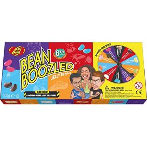 Jelly Belly BeanBoozled Spinner Jelly Beans Game Gift Box 3,5 oz, 3ème édition avec de nouvelles chaussettes Stinky Socks et clips pour pelouse (lot de 2) (24/7 Shopping Zone, neuf)