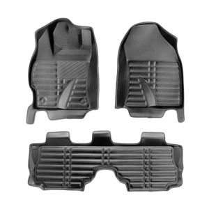 Fussmattenprofi Tapis De Voiture pour Toyota Prius+ Hybrid 2011-2021 – Tapis De Sol en Cuir 5D De Qualité Supérieure -%100 Ajustement Parfait - Bord Extra Haut - Antidérapants - sans Odeur (Fussmattenprofi GmbH, neuf)