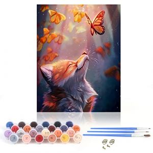 Nvseaty Peinture Numero Adulte Enfant, Tableau d'Art Cadeau Fille 6 7 8 9 10 Ans Peinture Par Numero Enfant Tableau a Peindre Avec Numero Paint By Number Numéro Dart Cadeau Anniversaire Fille De Noel (Nvseaty, neuf)