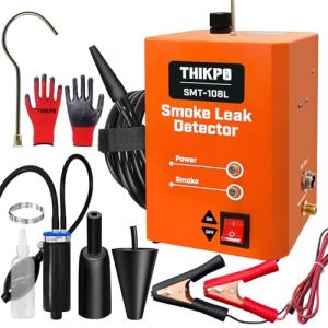 THIKPO D&eacute;tecteur de Fuite de Fum&eacute;e avec Pompe &agrave; Air Int&eacute;gr&eacute;e &ndash; Machine &agrave; Fum&eacute;e Automobile 12V pour Diagnostic EVAP, Syst&egrave;me de Carburant, Admission, &Eacute;chappement et Tuyauterie (THIKPO EU Direct, neuf)