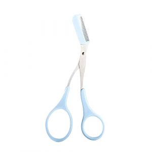 Rasoir Sourcil, Ciseaux Sourcils, Epilateur Sourcil Femmes, 2 En 1 Peigne Taille Des Sourcils, Ciseaux Coupe À Sourcils Avec Peigne Amovible Pour Les Accessoires Maquillage (XJZNSBCSP, neuf)