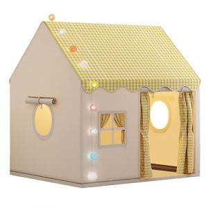 Tente De Jeux Enfant Maisonnette pour Enfant Cabane Interieure avec Fen&ecirc;tres Ch&acirc;teau De Princesse Tente Cabane Tentes Int&eacute;rieur Maison De Jeu Tentes pour B&eacute;b&eacute; (XuWeidianpu, neuf)