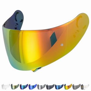 Everalo Visiere Casque Compatible avec Shoei GT Air - GT Air 2 - Neotec - Opticson - Cns 1 - Visière Ecran Pinlock Ready - Anti-Rayures (Rouge) (Everalo Italia, neuf)