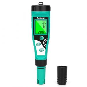 UIUZMAR pH Mètre Numérique de Chlore pH Sel Testeur Testeur de Salinité Piscine au Sel 7 en 1 pH Chlore TDS EC ORP Temp 0.1 Haute Précision Testeur pour piscine Hot Tub Hydroponique Aquariums (Hecotrax Tester, neuf)