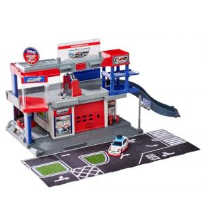 Majorette JDM Legends - Garage de Tuning (avec Voiture Jouet) - Parking de Voiture de Style Japonais avec Ascenseur, Rampe, lumi&egrave;re et Son - Garage Jouet pour Enfants &agrave; partir de 5 Ans - 36 x 46 x 24 (Humbi Toys, neuf)