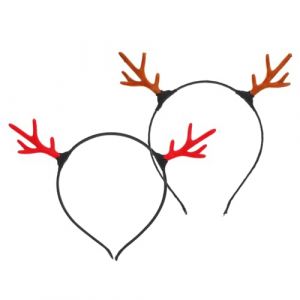 Beaupretty 2 Pièces Bandeau De Noël Cerceaux De Cheveux De Noël Bandeau En Bois De Cerf Arcs De Cheveux Pour Les Filles Couvre-chef De Renne Casque En Bois De Cerf Faux Ramure Flocage Résine (lorianca, neuf)
