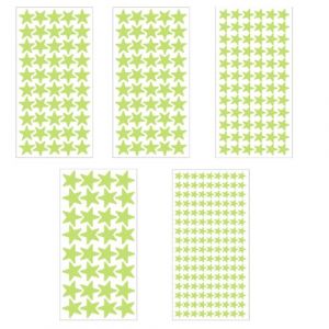AOEVUIR 330 Pcs Plafond Etoile Fluorescente, Etoiles Phosphorescentes, Fluorescents ciel étoilé Stickers, Chambre Enfant Lumineuses Autocollants Stickers pour Fille Garcon Plafond Décoration (DONG TIANCI DE DIAN, neuf)