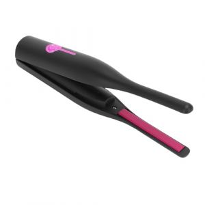 ASHATA Fer à Lisser et Bigoudi sans Fil pour Cheveux Courts et Barbe D'homme, Mini Fer à Lisser pour Bords, Chauffage Rapide pour Tous les Types de Cheveux (BLACK) (eboxer eu, neuf)