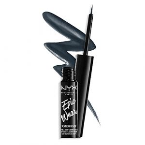 NYX Professional Makeup Eyeliner Liquide Semi-Permanent Epic Wear, Longue Tenue, Waterproof, Maquillage et Body Art Cr&eacute;atif, Fini Mat, Couleur : Stone Fox (OCTOPUS SERVICES, neuf)