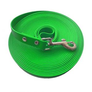 BJEBWAL Laisse de Dressage Biothane Professionnelle 3m - Longe pour Chien Anti-D&eacute;rapante, R&eacute;sistante aux Intemp&eacute;ries (Crochet Zinc Haute R&eacute;sistance) (BJEBWAL, neuf)