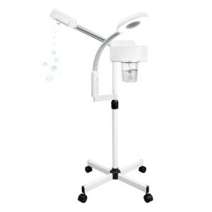 2 en 1 Vapozone Esthetique Professionnel, Appareil Vapeur pour Visage Sauna Facial Pour Studio de Beaut&eacute;,5X Lampe Loupe Esthetique (FUROMG, neuf)