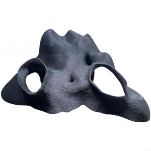 Cachette d'angle imitation racine de mangrove pour aquarium - Aspect naturel - Sans danger pour les reptiles et les crevettes - Matériau à base de plantes - Noir - S (LineFoforME, neuf)