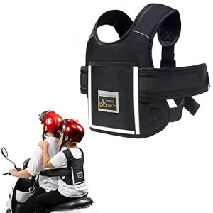 Harnais Moto Enfant, Siege Moto Enfant RéGlable Ceintures De SéCurité Moto pour Enfants Antichute Harnais Securite Enfant Moto avec Poche Et Bandes RéFléChissantes pour De 1 à 12 Ans (ignoremexi, neuf)