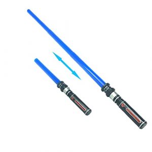 Dan&Dre Star Wars Allume Sabre Laser rétractable épée électroluminescente avec Son simulé Jouets pour Enfants Flash Stick Accessoires (YouYuan★, neuf)