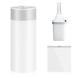 Sacs Poubelle 15 Litres avec Fermeture à Cordon – Ultra-Résistants, Anti-Déchirure pour Salle de Bain, Bureau & Maison (25 Pièces) (RBK-UK, neuf)