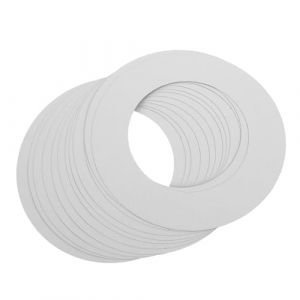 Alipis 12 feuilles Colliers Protecteurs pour Chauffe-cire Anneaux Papier Anti-d&eacute;bordement pour Tapis Chauffants de Br&ucirc;leur de Cire Accessoires de Machine &agrave; Cire pour Usage Professionnel (Calloway Pagan, neuf)