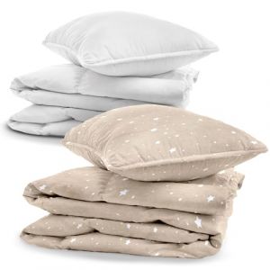 Totsy Baby Parure de lit b&eacute;b&eacute; en Coton 90x120 cm - Ensemble Enfant avec Housse de Couette et taie d'oreiller 40x60 cm avec Couette et Oreiller pour Berceau gar&ccedil;on et Fille literie b&eacute;b&eacute; Oeko-Tex (ASE Sp&oacute;łka Akcyjna, neuf)