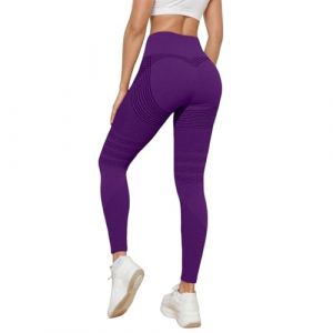 Leonie & Co Legging 3D Anti Cellulite Femme Leonie and Co Legging Anti Cellulite &agrave; Compression Minceur Taille Haute sans Couture Push-Up Opaque Yoga Fitness Pantalon Sport 2025 (TOPEREUR, neuf)