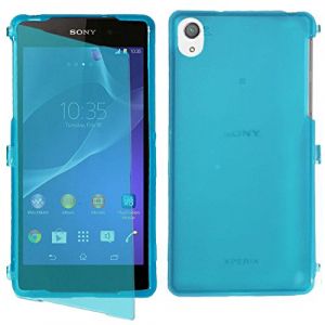 ebestStar - Coque Compatible avec Sony Xperia Z2 D6502, D6503, D6543 Etui Housse Silicone Gel Portefeuille, Bleu [Appareil: 146.8 x 73.3 x 8.2mm, 5.2''] (ebestPro-fr, neuf)