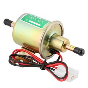 AUTO Pompe à Carburant électrique HEP-02A 12 / 24V Pompe de Transfert de Carburant Basse Pression Pompe à Essence à Gaz Métal Solide avec Kit D'installation (Reminnbor, occasion)