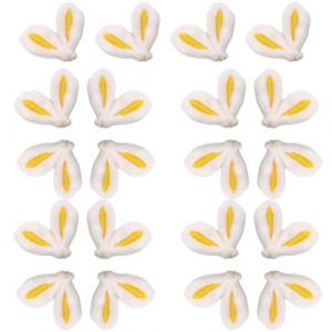 MAGICLULU Mini Oreilles De Lapin En Feutre De Pâques 30 Pièces Pour Bricolage Poupée En Peluche Artisanale Pinces À Cheveux Accessoires De Bandeau Jaune (Rianley, neuf)