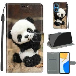 SIENIANLINE Coque pour Honor X7, Coque Honor Play 30 Plus,Etui Protection Housse Premium en Cuir de Portefeuille en Cuir Fermeture Magn&eacute;tique Flip Case pour Honor X7 / Honor Play 30 Plus (DIKAS, neuf)